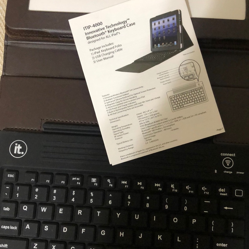 Bluetooth Keyboard Case for IPad